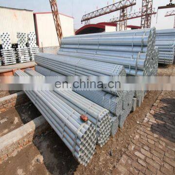 ERW welded Q235 low carbon hot dip galvanized scaffolding steel pipe/tube