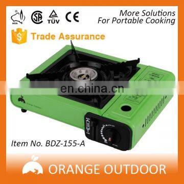 Orange Outdoor Picnic Portable Cassette Camping Gas Stove photo-2
