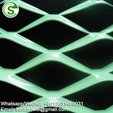 Facade decoration expanded aluminum stretch mesh sheet