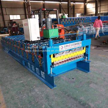 NEW Typ Double Layer Roof Automatic Tile Roll Making Forming Machine photo-3
