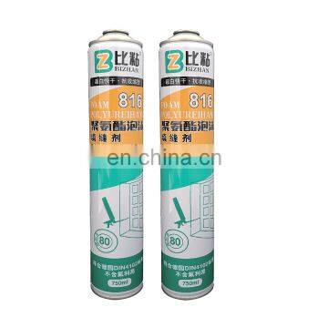 pu foam polyurethane and Empty aerosol cans bottle