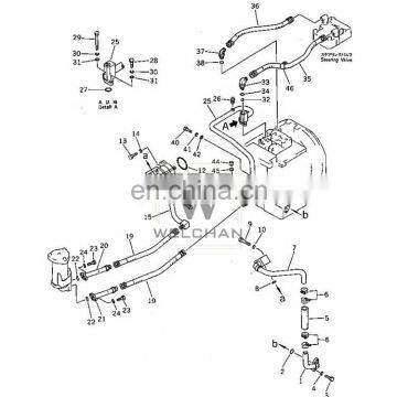High Quality Pilot Gear Pump 705-12-32010 Loader Pump Assy WA300 Oil Gear Single Pump