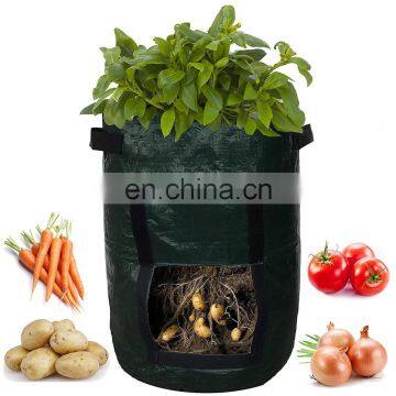 New Design Breathable Potato  Mushroom Tomato Growing Plant Fabric Grow Bags For Vegetable Grow Bag Felt Grow Bag