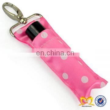 Colorful Polka Dots Promotional Gifts Chapstick Key Holder Cheap Keychains In Bulk photo-3