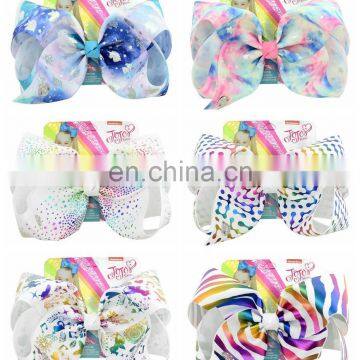 8Inches Girl Boutique Barrettes Children Unicorn Star Design Hairpins 14styles photo-3