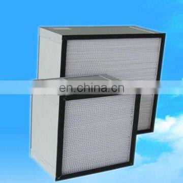 box carbon filter H14 Aluminum Separator woods glass filter HEPA Filter