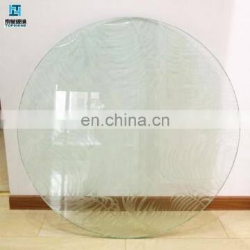 Competitive Price Tempered Clear Glass Top for TV Stand photo-5