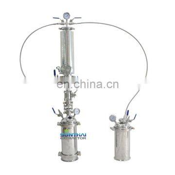 SUNTHAI 1lb New Active Closed Loop Bho Extractor Kit With Hemispherical Lid and Recovery Tank