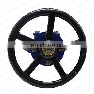 Bundor 2 Inch Rising Stem Flange Lug Knife Gate Valve Price List 4 PZ41X-16C Knife Gate Valve photo-3