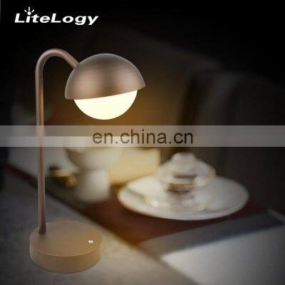 2021 Nordic style furniture decorative cordless Aluminum CE LED modern table lamps luxury hotel