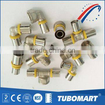 Hot selling 120 series press fitting male union female gas fitting for pex-al-pex pipe