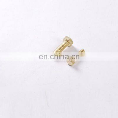 Solid Brass copper Hex Head Cap Screws Bolts