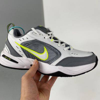 Nike Air Monarch M2K Shoes in White/Black Womens Shoes Laser