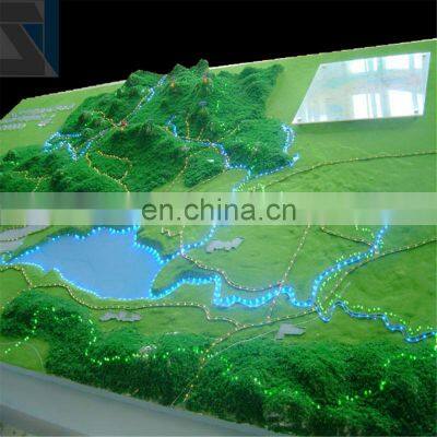 3d View Master Plan Model for City and Urban Plan ,light Landscape Model photo-2