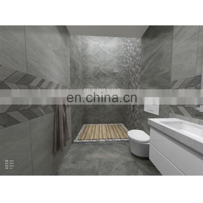 non-slip matt design porcelain rustic flooring tile