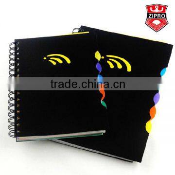 PP PVC cover school office notebook big spiral notebook