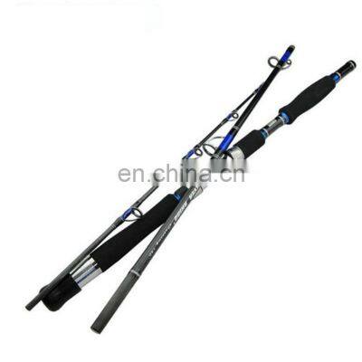 1.8-2.1m Lure Rod 3 Section Carbon FUJI Guides Aluminum alloy Reel Seat Vava De Pesca Saltwater Boat Fishing Rods