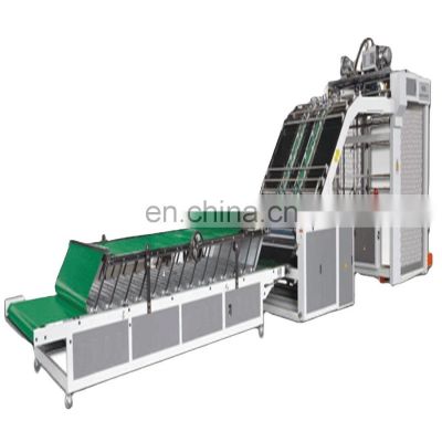 High safety level semi-automatic flute laminator machine