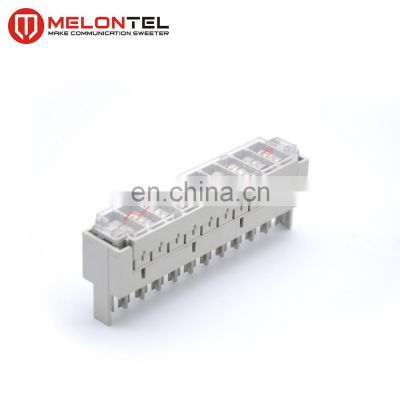 MT-2113 Krone fuse strip with 3 pole arrestor