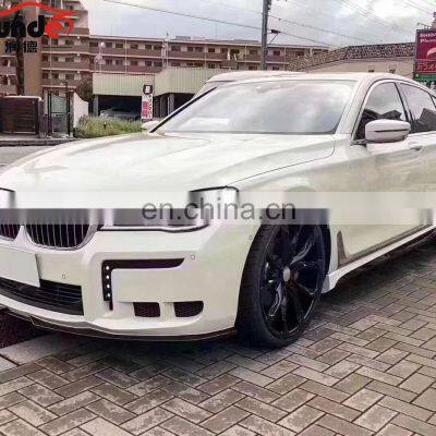 RD WD Style FRP Material Wide Body Kits Front Rear Bumper Side Skirts For BMW 7 Series G11 G12 Body Kit photo-4