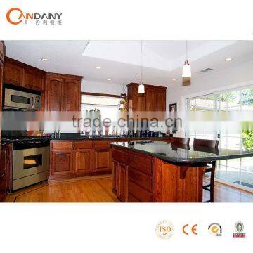 Solid wood kitchen cabinet for home or hotel,maple glazed kitchen cabinets
