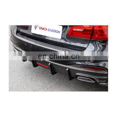 2018-2020 Hot Sale Style Rear Bumper Diffuser Special Price 100% Dry Carbon Fiber Material For BMW 5 Series