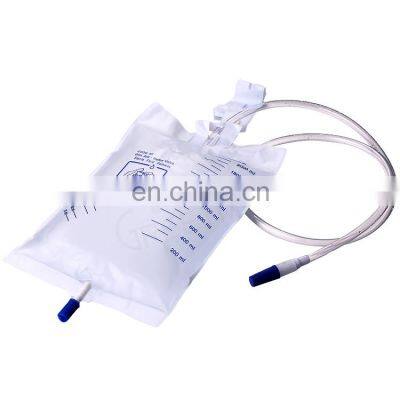 Greetmed Amazon price travel female male use 1500ml 2000ml luxury urine bag for patients