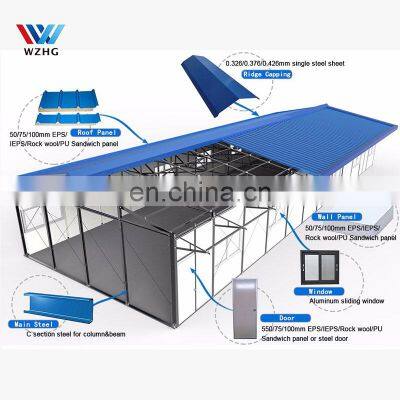Lift Goods Prefab Warehouse Loft Garage Storage Prefabricated Steel Structure Mobile Warehouse photo-2