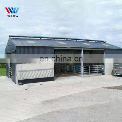 Australian WZH Prefabricated Steel Structure Closed Type Poultry Farm House Cow Sheds for Sale photo-3