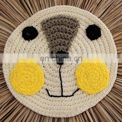 Hot Sale New Arrival Lion Customized Rustic Seagrass Wall Hanging Decoration Straw Rustic Art Decor Cheap Wholesale photo-2