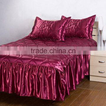 Wholesale 4PCS Full Beautiful Designs Wedding Bed Sheet for Bridal