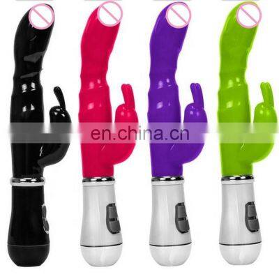 USB Charging Vibrator G-spot clitoral stimulator Dildo women Female Rabbit Vibrator