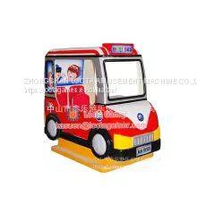 Zhongshan Tai Le Play Children's Indoor Video Game Carnival Rocking Car Rocking Machine Coin-operated Self-service Mini Bus 3 Seats FRP photo-2