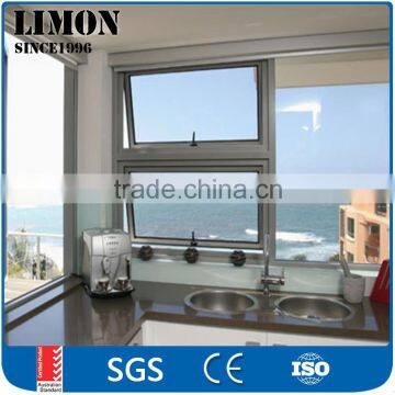 Cheap aluminium awning window with glass window for house