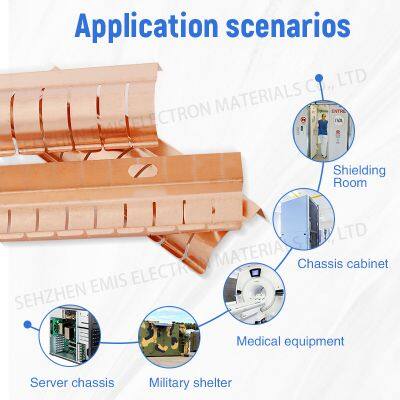 Extensive Inventory and Accept Small Orders Becu EMI Gasket SMD Spring EMI Metal Strips