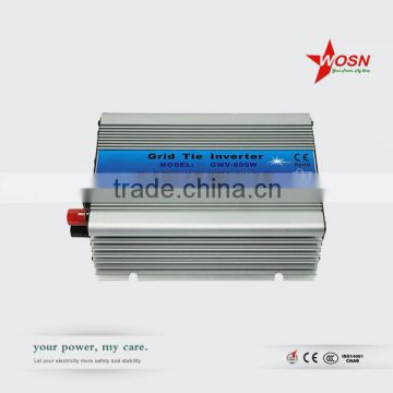 DC 22-60V 600W On Grid Tie Solar Inverter For 36V/72 Cells Solar Panels