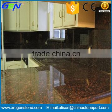 Cheap Prefab Tan Brown Granite Kitchen Countertop Series