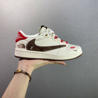 Nike Air Jordan 1 Low custom colorway co-branded low-top retro culture board shoes