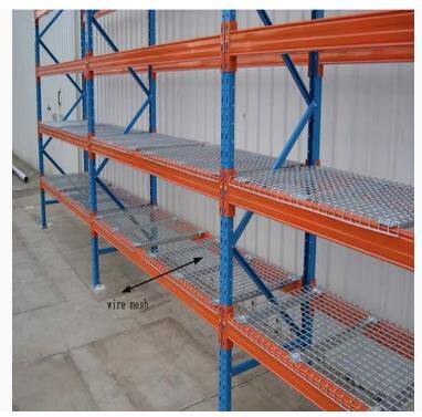 U Support Punch Pallet Flared Channel Heavy Duty Wire Mesh Decks Racks