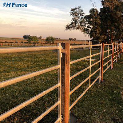 Clôture pour enclos de chevaux et d'animaux de ferme en fer galvanisé à chaud, haute de 6 pieds, résistante aux rongeurs, anti-putréfaction, écologique, enduite de poudre et sous pression