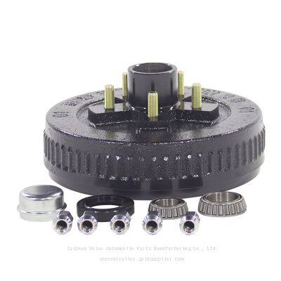 7000 lb, 6-Hole | Food Trailer, Catering Trailer, Camping Trailer, Travel Trailer's Spindle Assembly and Straight Axle Assembly | Rear Axle