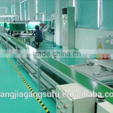 Conveyor System Structure and Slat Conveyor Type LED lights assembly line