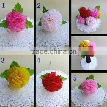 Hot Selling Beautiful Silk Flowers Carnation For Mother's Day