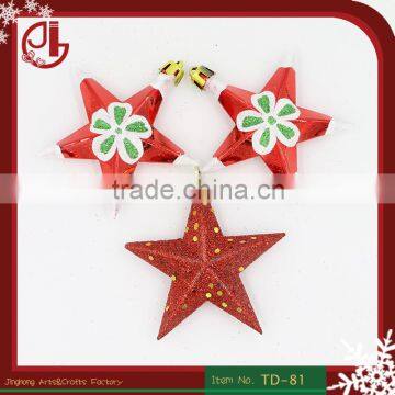 2 Design Christmas Star Hanging Decoration For Christmas Tree Party Decoration