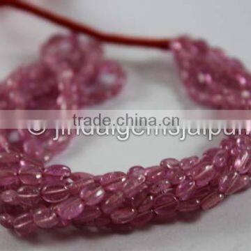 Wholesale Good Quality Pink Sapphire Smooth Oval Beads