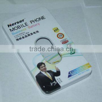 Dongguan Small Battery Cellphone Metal Tin Box With PVC Window photo-2