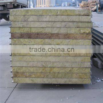 Metal Panel Material and rock wool sandwich panel for shipping container homes