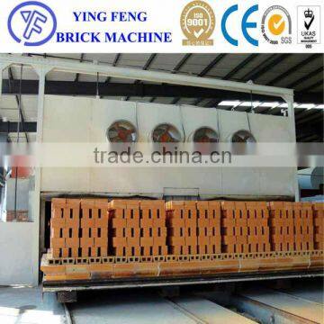 Fuel coal fired clay brick tunnel kiln