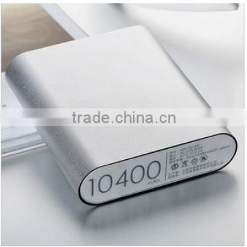 new design 10400mah portable power bank for xiaomi mobile phone