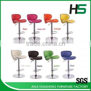 Selling aluminium colorful choice swivel bar high chair